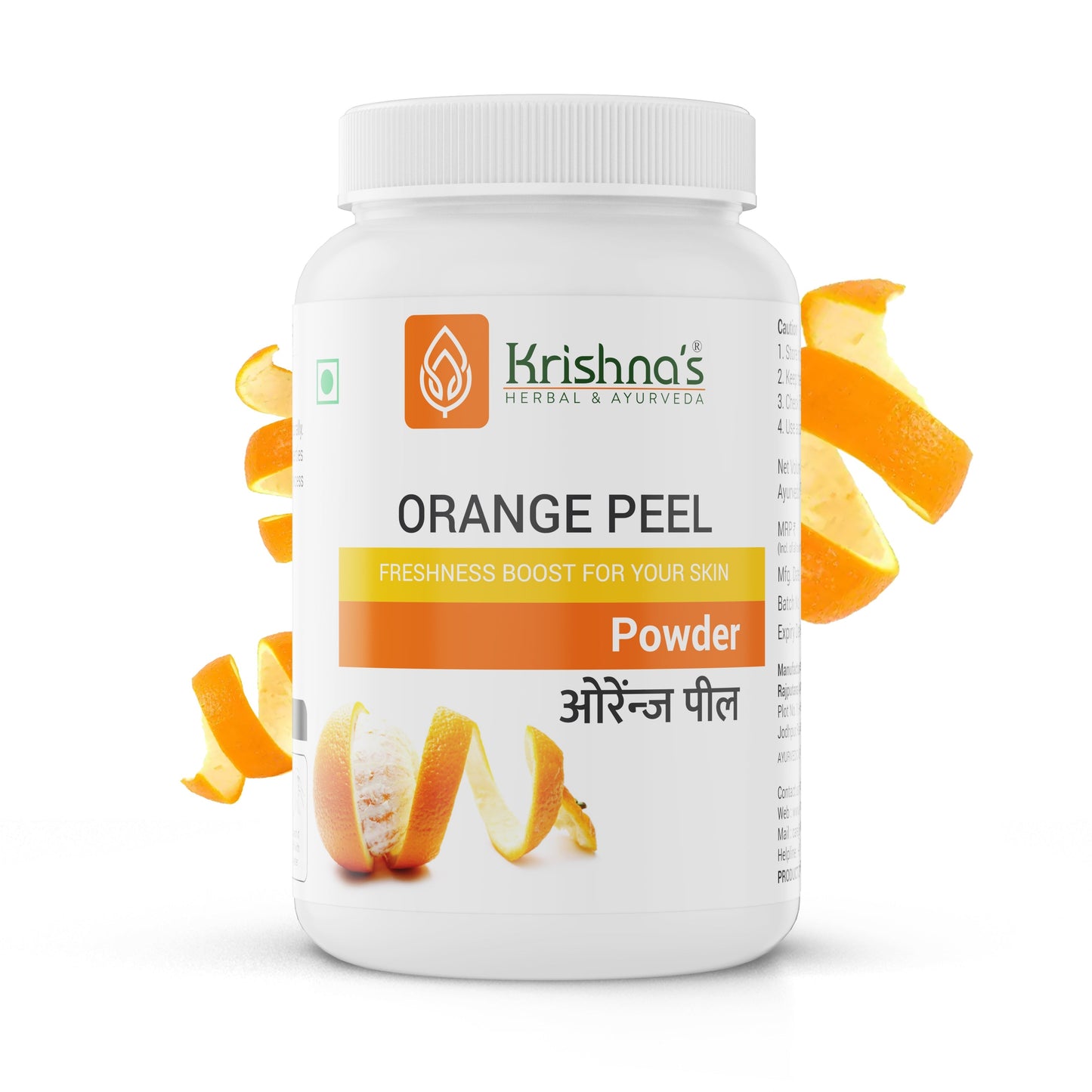 Krishna'S Herbal & Ayurveda Orange Peel Powder | Swadesiicart