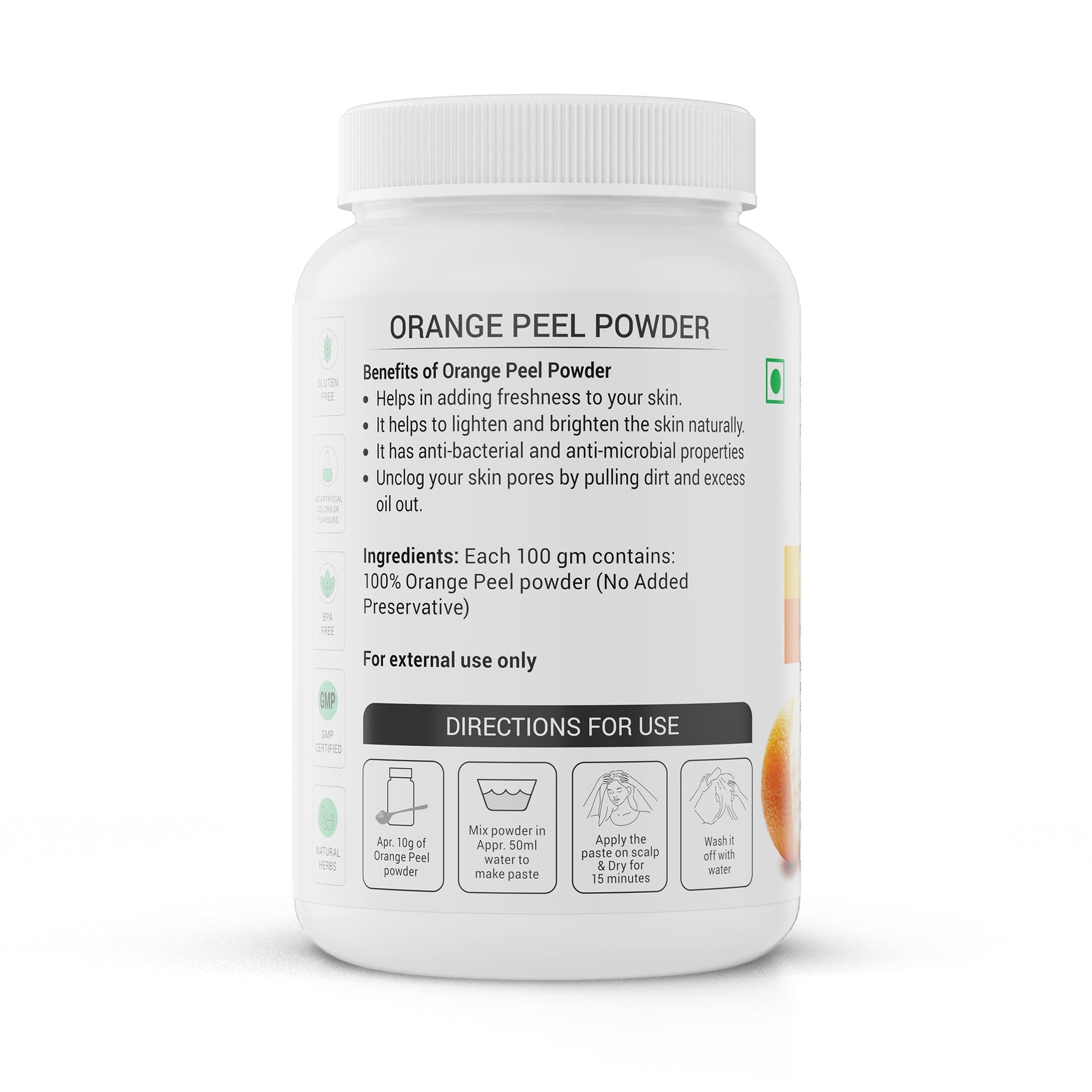 Krishna'S Herbal & Ayurveda Orange Peel Powder | Swadesiicart
