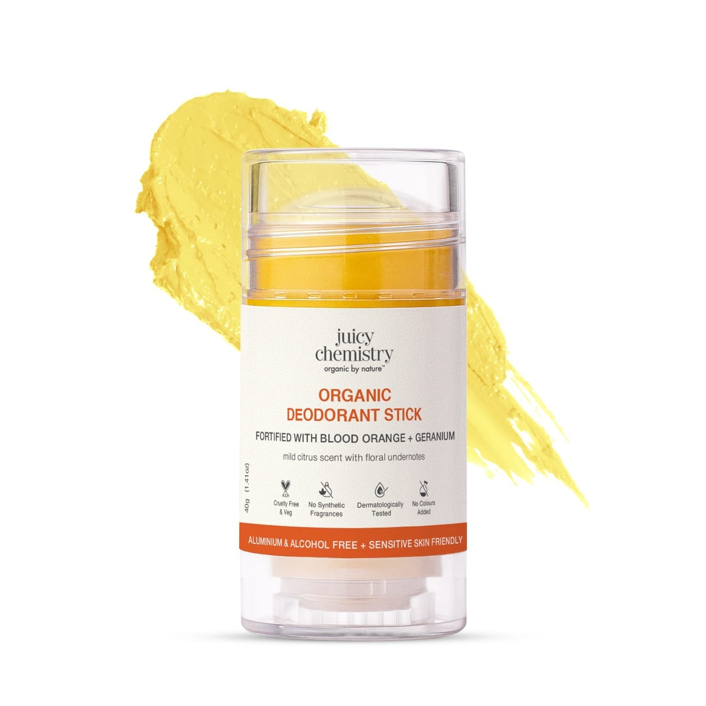 Organic Deodorant Fortified with Blood Orange + Geranium