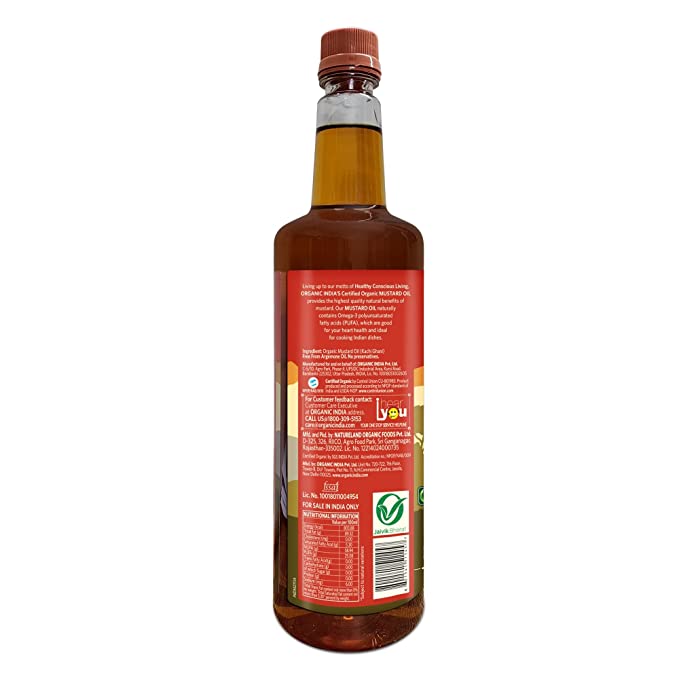 Organic India Mustard Oil - Swadesiicart
