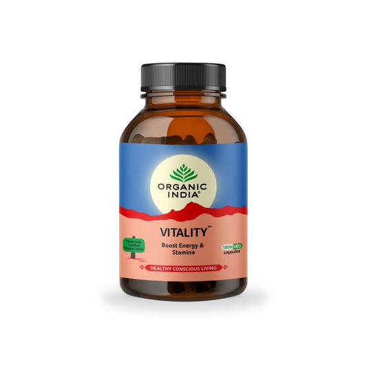 Organic India Vitality Capsules | Swadesiicart