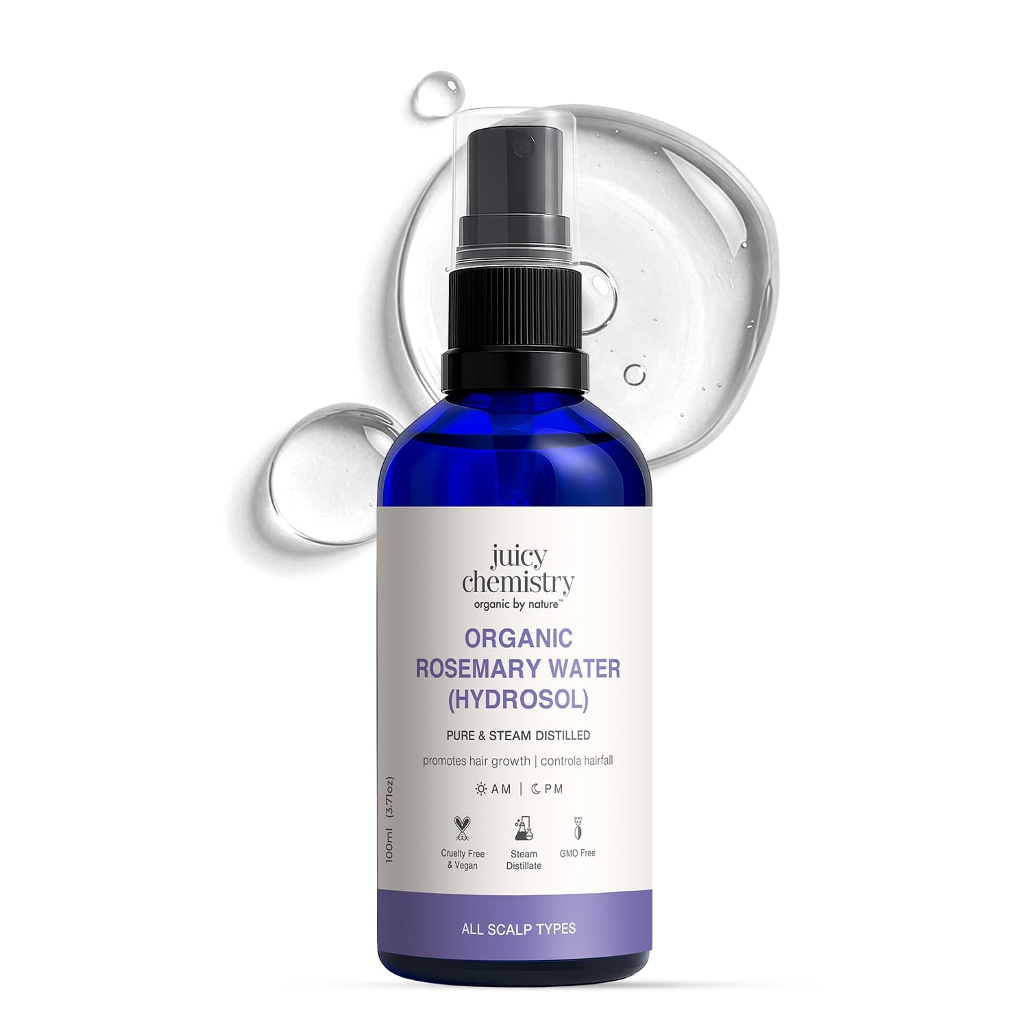 Organic Rosemary Water (Hydrosol)