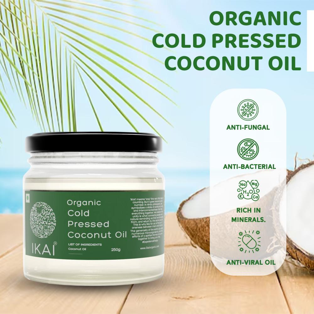 IKAI Organic Cold Pressed Coconut Oil