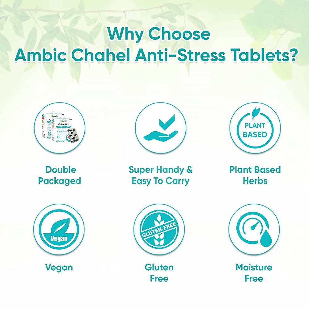 Ambic Chahel Anti-Stress Tablets | Swadesiicart