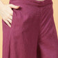 Joban Fashion Purple Cotton Khatha & Hand Work Co-ord Set - Swadesiicart