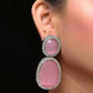 Smart Dangler With Rhino Stone Border Beige Earrings For Women and Girls By House of Ree - Swadesiicart