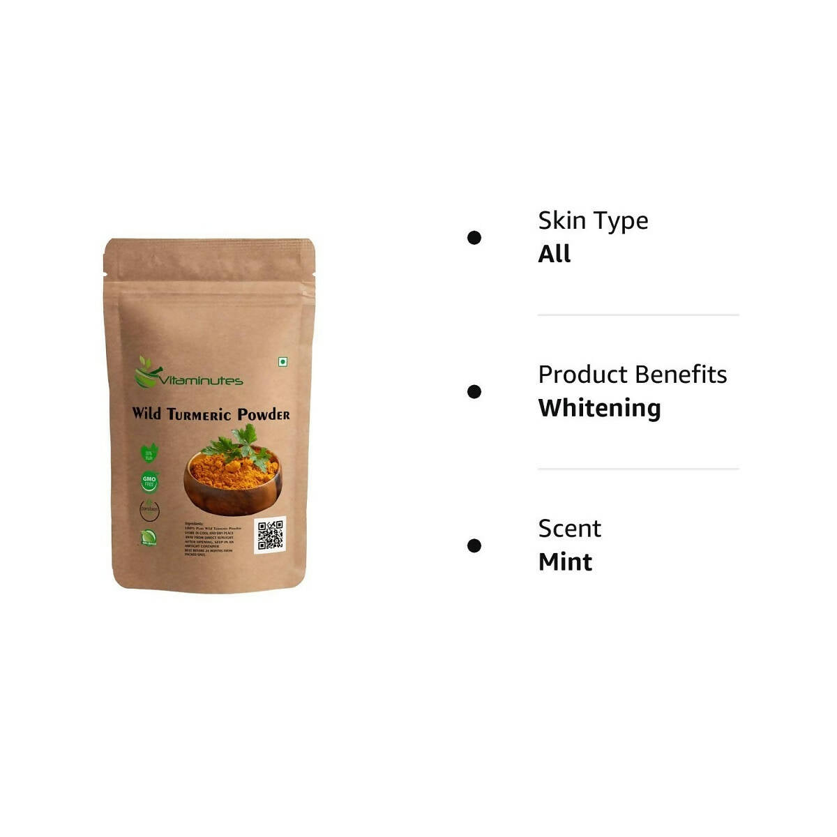 Vitaminutes Wild Turmeric Powder - Swadesiicart