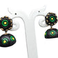 Terracotta Small Jhumkas With Studs-Black