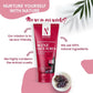 NutriGlow NATURAL'S Advanced Pro Formula Wine Face Scrub - Swadesiicart
