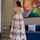 Casual Designer Offwhite Cotton Silk Gown - Anbazaar