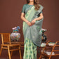Shree Shyam Fashion Sajni Light Green Linen Cotton Saree