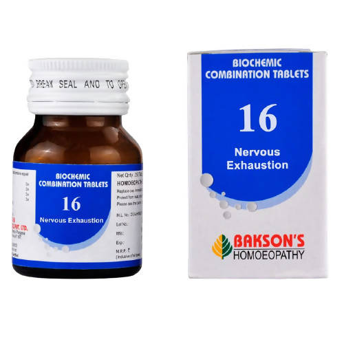 Bakson's Homeopathy Biochemic Combination 16 Tablets | Swadesiicart