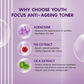 AHC Youth Focus Anti-Ageing Hydrating Face Toner With Pro Retinal 11X - Korean skincare | Swadesiicart