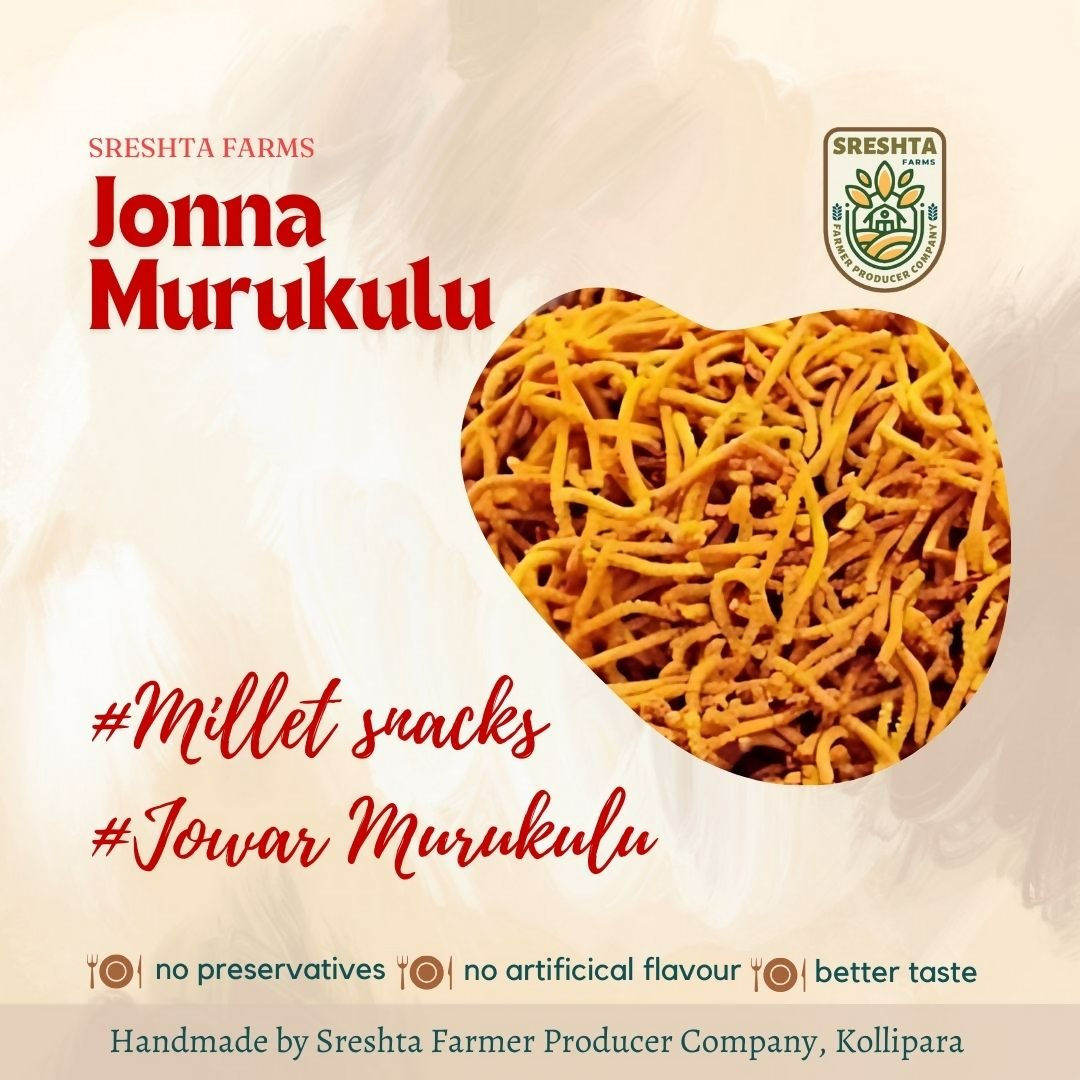 Sreshta Farms Jonna Murukulu | Swadesiicart