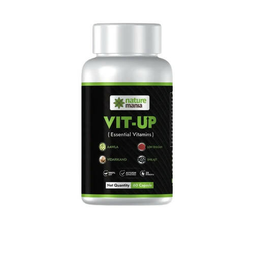 Nature Mania Vit-Up Capsules (Vit D & Vit B12 Multivitamin) | Swadesiicart