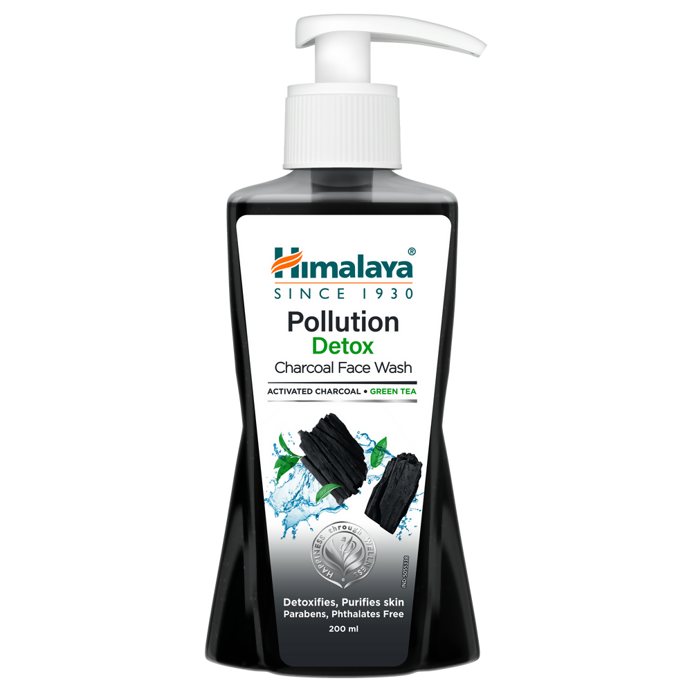Himalaya Herbals Pollution Detox Charcoal Face Wash - Swadesiicart
