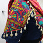 Blue Viscose Rayon Thread Embroidered Navratri Lehenga Choli with Dupatta - Raas