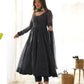 Joban Fashion Black Kurta Set Georgette Sequence Embroidery Work - Swadesiicart