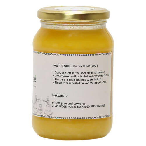 Haritha Herbals Desi Cow Ghee | Desi Ghee | Homemade Pure Cow Ghee | Authentic Ghee - Swadesiicart