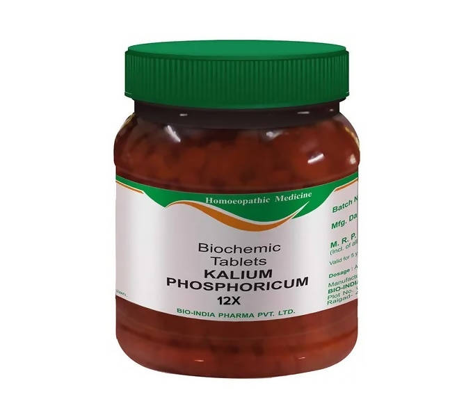 Bio India Homeopathy Kalium Phosphoricum Biochemic Tablets | Swadesiicart