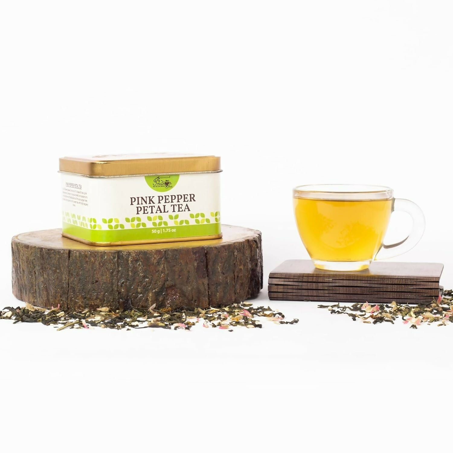 The Indian Chai – Pink Pepper Petal Tea | Swadesiicart