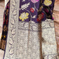 Joban Fashion Plum Purple Pure Katan Pure Handloom Banarasi Silk Saree | Swadesiicart