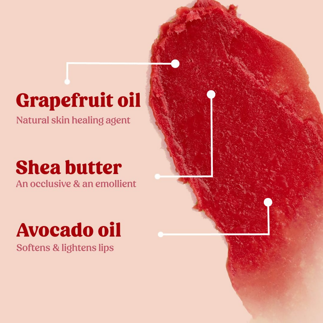 Vilvah Store Grapefruit Lip Balm Enriched With Shea Butter - Swadesiicart