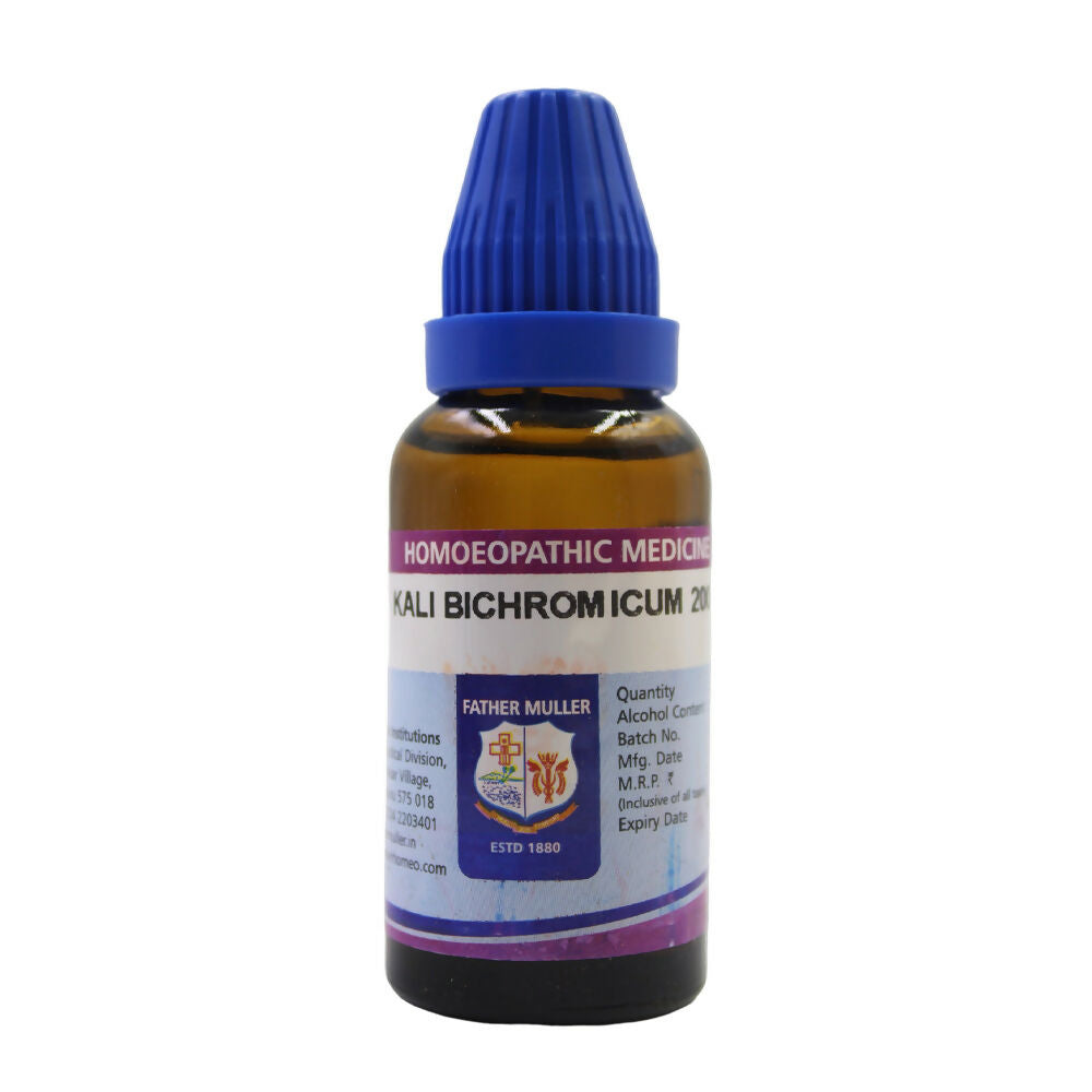 Father Muller Kalium Bichromicum Dilution - Swadesiicart