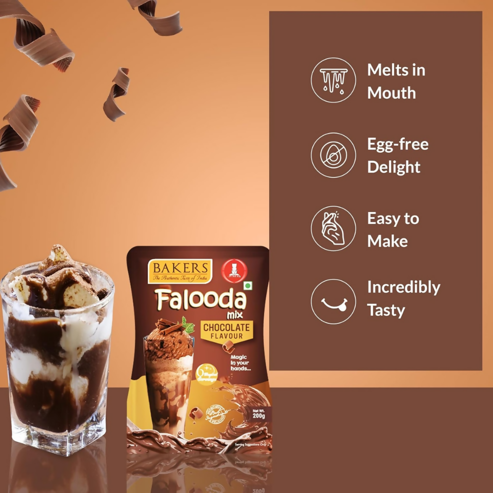 BAKERS Chocolate, Mawa Kulfi and Butter Scotch Flavour Falooda Mix Powder