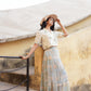 Juniper Pastel Green Whisper Co-Ord Set - Swadesiicart