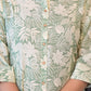 Juniper Sage Green Floral Printed Straight Kurta Set - Swadesiicart
