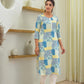 Juniper Multi Color Straight Kurta - Swadesiicart