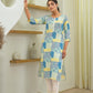 Juniper Multi Color Straight Kurta - Swadesiicart