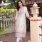 Juniper Off White Viscose Ethnic Motif Kurta With Thread Work - Swadesiicart