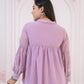Juniper Lavender Embroidered Cotton Kurta with Pant - Swadesiicart