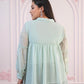 Juniper Mint Embroidered Cotton Kurta with Pant - Swadesiicart