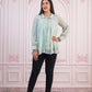 Juniper Mint Embroidered Cotton Kurta with Pant - Swadesiicart