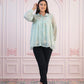 Juniper Mint Embroidered Cotton Kurta with Pant - Swadesiicart