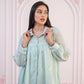 Juniper Mint Embroidered Cotton Kurta with Pant - Swadesiicart