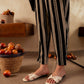 Juniper Black Solid Viscose Kaftan And Pants Co-Ord Set With Mirror And Thread Work - Swadesiicart