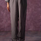 Juniper Viscose Grey Embellished Tunic And Pant Co-Ord Set With Bead Details - Swadesiicart