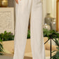 Juniper Off-White Embroidered Viscose-Linen Co-Ord Set With Bead & Thread Work - Swadesiicart