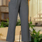 Juniper Grey Embellished Viscose-Linen Co-Ord Set With Sequin Detailing - Swadesiicart