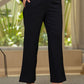 Juniper Black Embroidered Viscose Co-Ord Set With Beads & Sequin Highlights - Swadesiicart