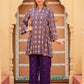 Juniper Purple Gold Geometric Printed Kurta With Pants - Swadesiicart