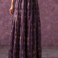 Juniper Purple Viscose Solid Top With Skirt Co-Ord Set With Mirror & Sequence Work - Swadesiicart