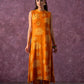 Juniper Women'S Mustard Floral Printed Kurta With Pant Set - Swadesiicart