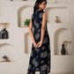 Juniper Women'S Navy Floral Printed Kurta With Pant Set - Swadesiicart