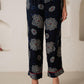 Juniper Women'S Navy Floral Printed Kurta With Pant Set - Swadesiicart