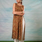 Juniper Women'S Brown Ethnic Motif Printed Sleeveless Kurta - Swadesiicart